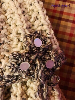 Chunky scarf and hat set - image3